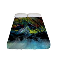 Original Abstract Art Fitted Sheet (full/ Double Size) by scharamo