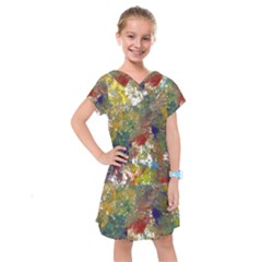 Original Abstract Art Kids  Drop Waist Dress by scharamo