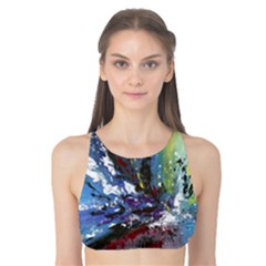 Original Abstract Art Tank Bikini Top by scharamo