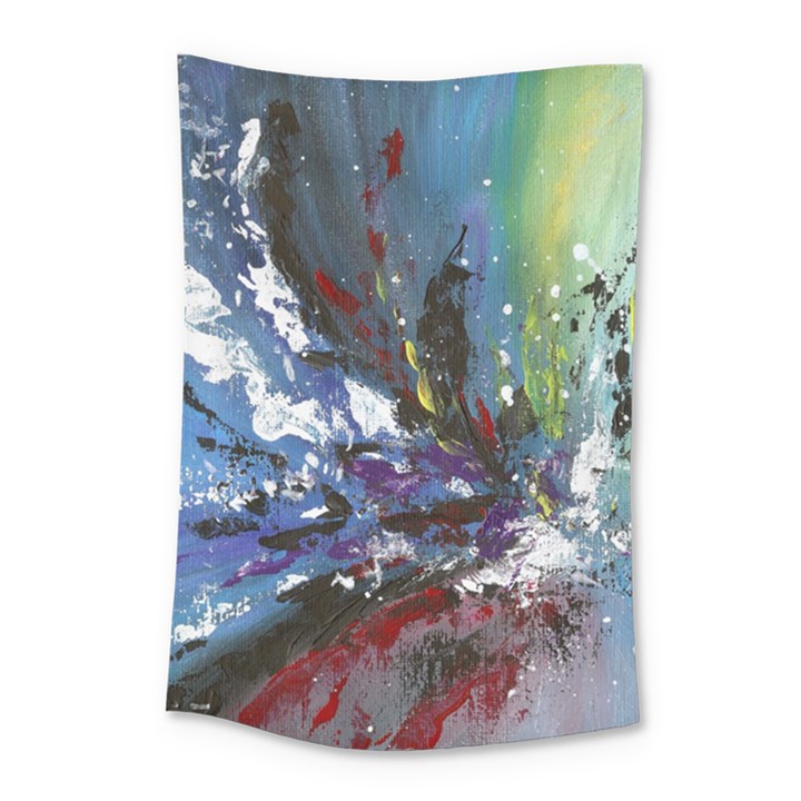 Original Abstract Art Small Tapestry