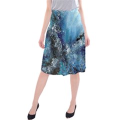 Original Abstract Art Midi Beach Skirt by scharamo