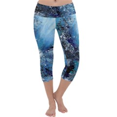 Original Abstract Art Capri Yoga Leggings by scharamo