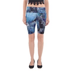 Original Abstract Art Yoga Cropped Leggings