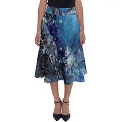 Original Abstract Art Perfect Length Midi Skirt by scharamo