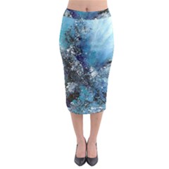 Original Abstract Art Midi Pencil Skirt by scharamo