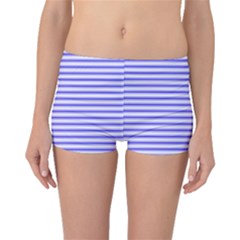 Striped Boyleg Bikini Bottoms by scharamo