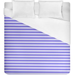 Striped Duvet Cover (king Size) by scharamo