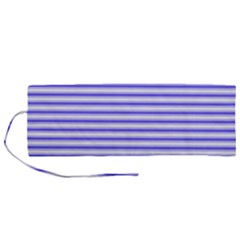 Striped Roll Up Canvas Pencil Holder (m)