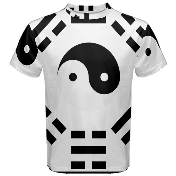 Bagua Yin Yang Yang Yin Chinese Men s Cotton Tee