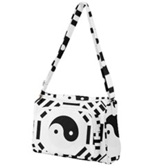 Bagua Yin Yang Yang Yin Chinese Front Pocket Crossbody Bag