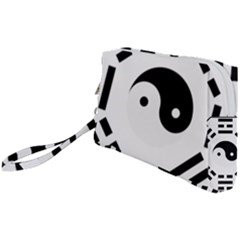 Bagua Yin Yang Yang Yin Chinese Wristlet Pouch Bag (small)