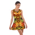 Mosaic Structure Grain Mode Cotton Racerback Dress View1