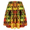 Mosaic Structure Grain Mode High Waist Skirt View2