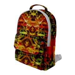 Mosaic Structure Grain Mode Flap Pocket Backpack (large) by Pakrebo