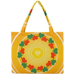 Mandala Floral Round Circles Mini Tote Bag by Pakrebo