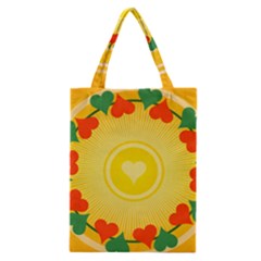 Mandala Floral Round Circles Classic Tote Bag by Pakrebo