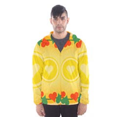 Mandala Floral Round Circles Men s Hooded Windbreaker by Pakrebo