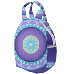 Mandala Circles Meditation Travel Backpacks by Pakrebo