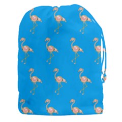 Flamenco Birds Exotic Nice Pink Drawstring Pouch (xxxl) by Pakrebo