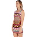 Mandala Zentangle Floral Round Bodycon Dress View2