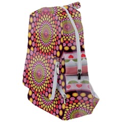 Mandala Zentangle Floral Round Travelers  Backpack by Pakrebo