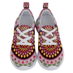 Mandala Zentangle Floral Round Running Shoes by Pakrebo