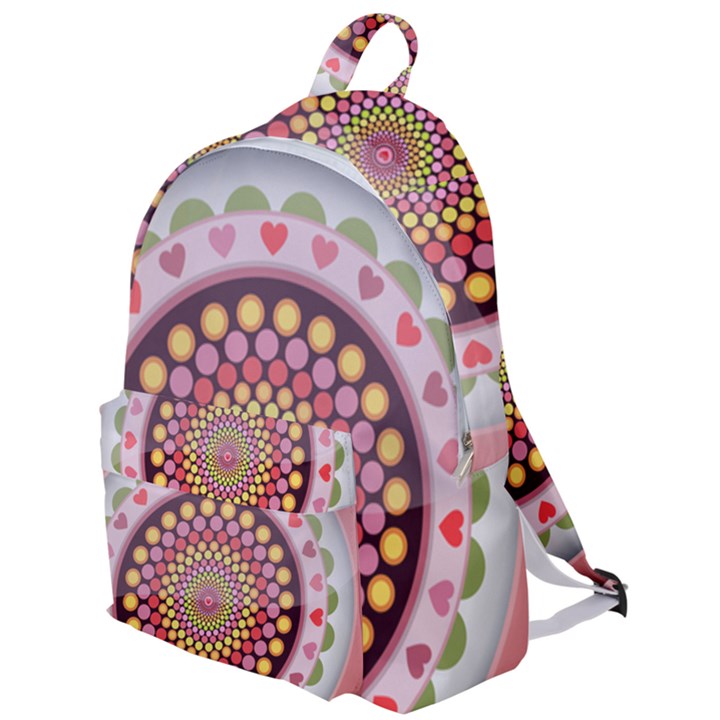 Mandala Zentangle Floral Round The Plain Backpack