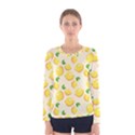 Fruits Template Lemons Yellow Women s Long Sleeve Tee View1