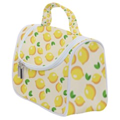 Fruits Template Lemons Yellow Satchel Handbag by Pakrebo