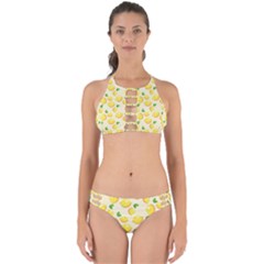 Fruits Template Lemons Yellow Perfectly Cut Out Bikini Set by Pakrebo