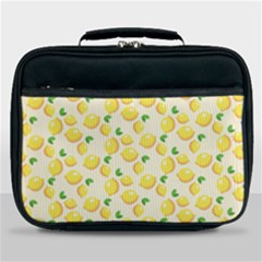 Fruits Template Lemons Yellow Lunch Bag by Pakrebo