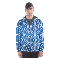 Mandala Flower Of Life Men s Hooded Windbreaker by Pakrebo