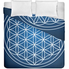 Mandala Flower Of Life Duvet Cover Double Side (king Size) by Pakrebo