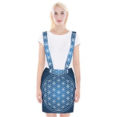 Mandala Flower Of Life Braces Suspender Skirt by Pakrebo