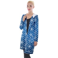 Mandala Flower Of Life Hooded Pocket Cardigan by Pakrebo