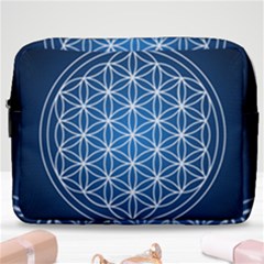 Mandala Flower Of Life Make Up Pouch (large) by Pakrebo