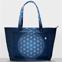 Mandala Flower Of Life Back Pocket Shoulder Bag 