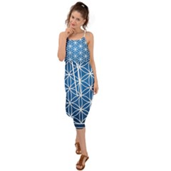 Mandala Flower Of Life Waist Tie Cover Up Chiffon Dress