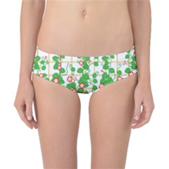 Flowering Vine Vine Ivy Flowers Classic Bikini Bottoms by Pakrebo