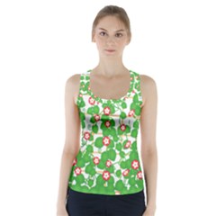 Flowering Vine Vine Ivy Flowers Racer Back Sports Top by Pakrebo