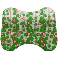 Flowering Vine Vine Ivy Flowers Head Support Cushion by Pakrebo