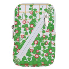 Flowering Vine Vine Ivy Flowers Belt Pouch Bag (large)