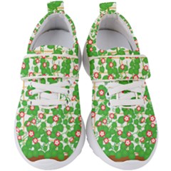 Flowering Vine Vine Ivy Flowers Kids  Velcro Strap Shoes by Pakrebo