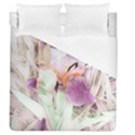 Iris Digital Painting Flower Pastel Duvet Cover (Queen Size) View1