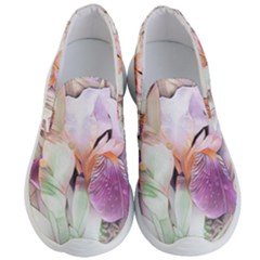 Iris Digital Painting Flower Pastel Men s Lightweight Slip Ons by Pakrebo