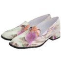 Iris Digital Painting Flower Pastel Women s Classic Loafer Heels View2