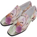 Iris Digital Painting Flower Pastel Women Slip On Heel Loafers View2