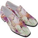 Iris Digital Painting Flower Pastel Women Slip On Heel Loafers View3