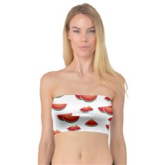 Summer Watermelon Pattern Bandeau Top by Pakrebo