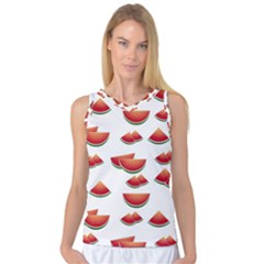 Summer Watermelon Pattern Women s Basketball Tank Top by Pakrebo